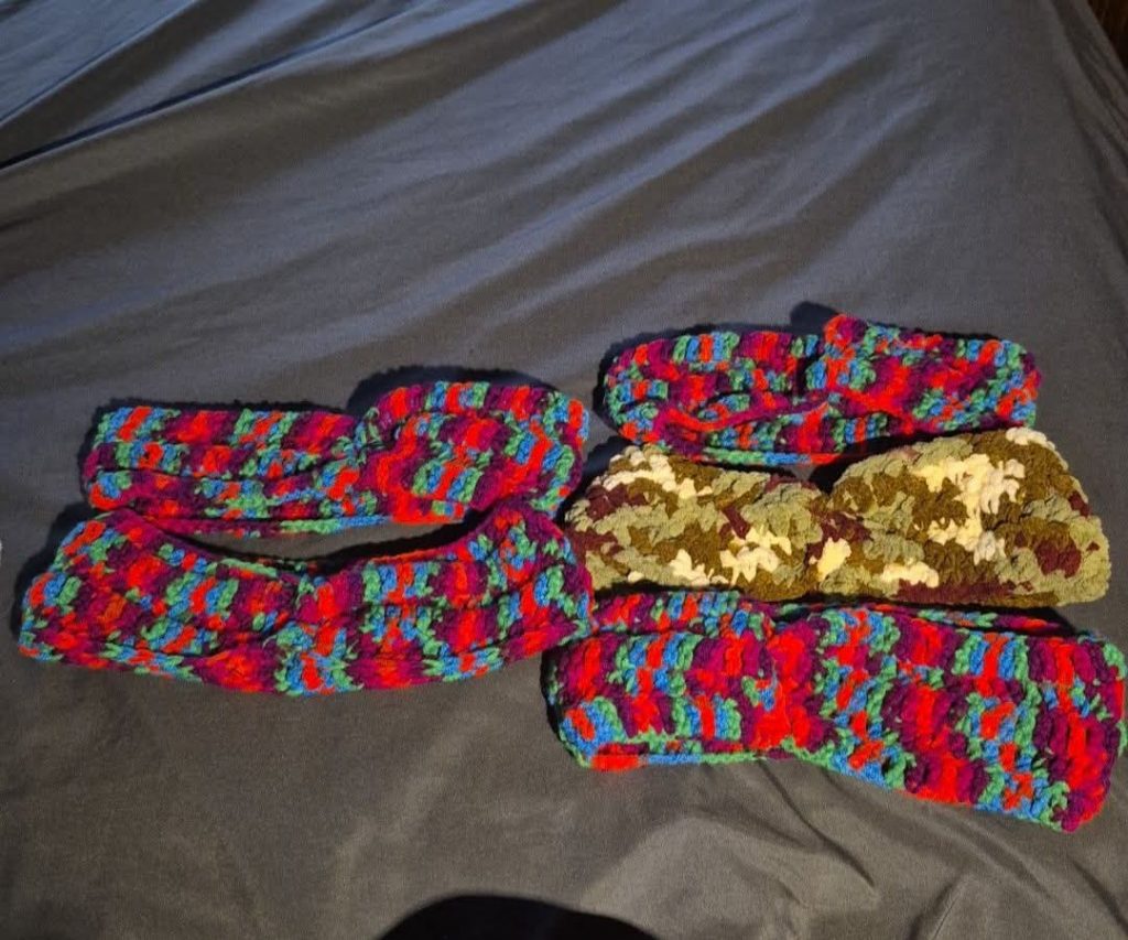 Hand Crocheted Headband view 3